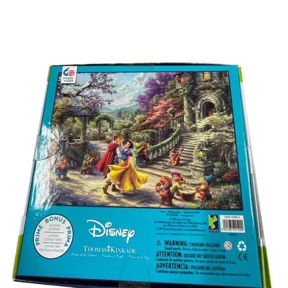 Thomas Kinkade Lot of 3 Disney Puzzles 750 Piece Snow White, Micky, Tangled NEW - Picture 7 of 8
